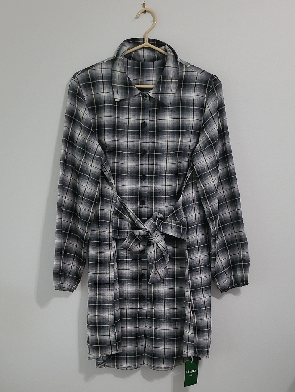 45. Halara BNWT plaid dress